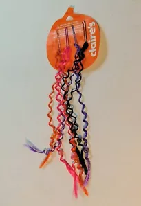 Cabello rizado de color Claire's con cuentas, pin Bobby, negro - Imagen 1 de 1