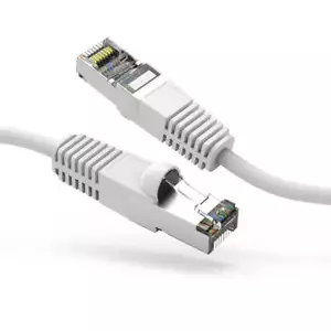 7Ft CAT6 Shielded (SSTP) Ethernet Network Booted Cable White - Picture 1 of 1
