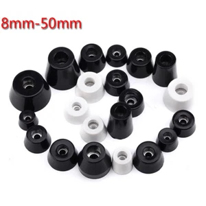 Rubber Feet Tapered With Stainless Steel Gaskets Instrument Chassis Machine Feet - Picture 1 of 12