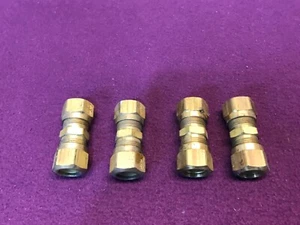 5/8” Compression Union Straight Joiner BrassFitting 5/8 Od Tube Air Gas Water 4 - Picture 1 of 4