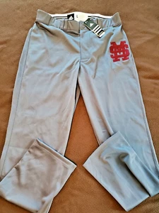 Pantalones de béisbol Mississippi State Bulldogs Adidas para hombre equipo grande emitidos NUEVOS CON ETIQUETAS - Imagen 1 de 6