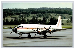 AK: Flugzeug: Transair Sweden, Douglas DC-7 1b - unbespielt - Bild 1 von 2