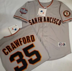 20113 San Francisco Giants BRANDON CRAWFORD 2012 WORLD SERIES Baseball JERSEY - Picture 1 of 1