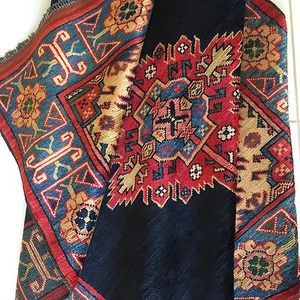 Teppich Afghan Turkmen Kazak Blau Handgeknüpfte Oriental Rug Tapis Alfombra Blue - Bild 1 von 7
