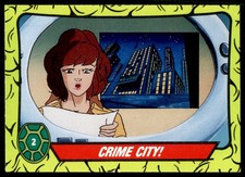 Topps Ireland  Teenage Mutant Hero Turtles (1990) Crime City! No. 2