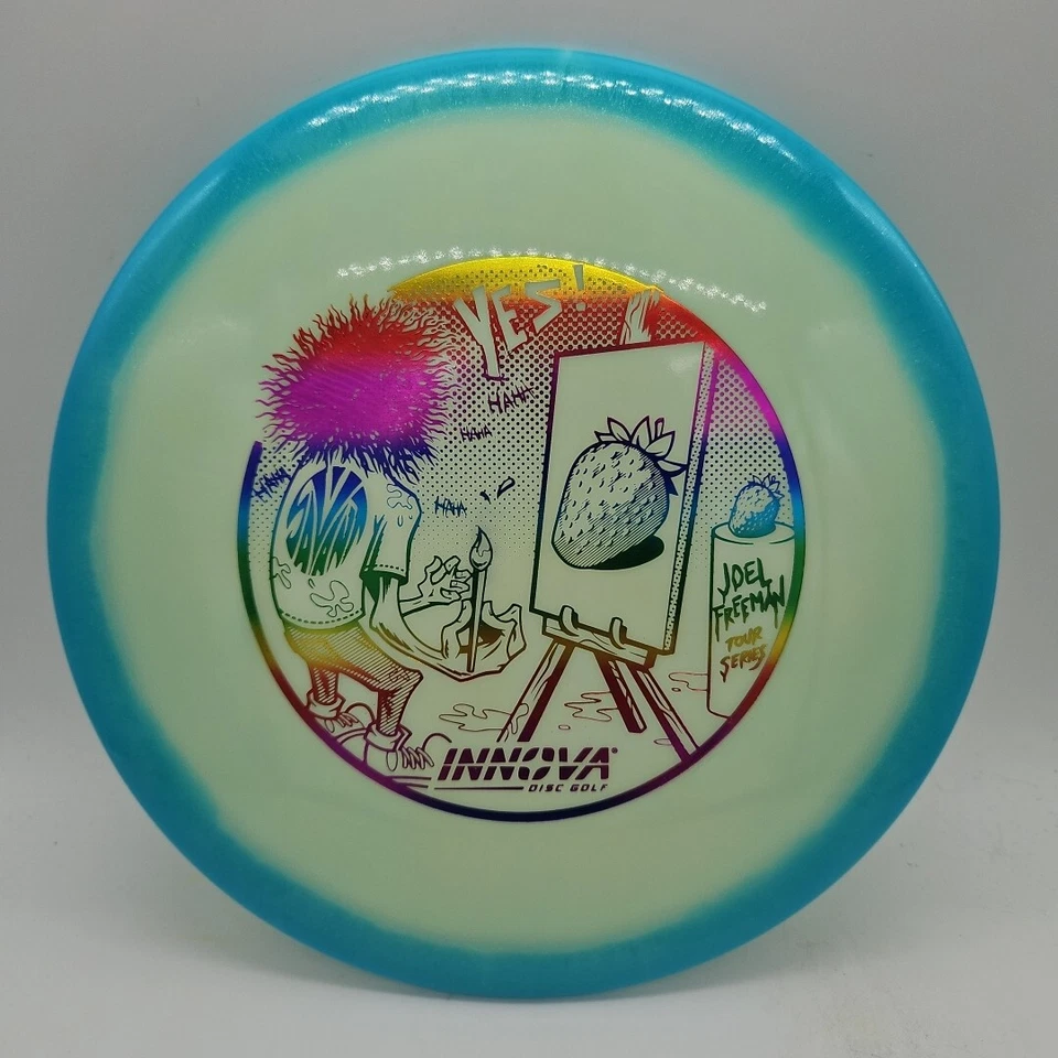 Innova Proto Glow Halo Savant Joel Freeman Tour Series Blue/Rainbow Stamp 173-5g - Image 1 of 4