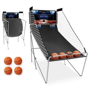 Danrelax Basketball Arcade Game Indoor, Dual Shot Electronic Basketball Game - Picture 1 of 10