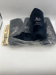 Rare Promo Vintage Morrey Bud Light Golf Club Covers Set of 4 Hogan Fur - Picture 1 of 9