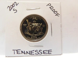 2002 S DCAM GEM Proof Tennessee State Quarter - From a U.S. Mint Proof Set - Picture 1 of 2
