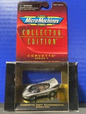 GOLOOB MICRO MACHINES CORVETTE SERIES 1 INDY EXPERIMENTAL SILVER - Image 1 of 3