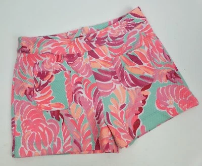 NEW Lilly Pulitzer Alycia Shorts Size 00 Poolside Blu Love Birds $74 - Image 1 of 4