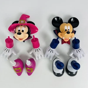 Disney Pumpkin Push-Ins Minnie Mickey Mouse 2-pack Bundle Witch Vampire His Hers - Picture 1 of 24
