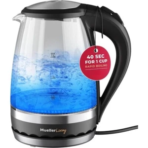Glass Kettle 1.5L 1500W Light Electric Tea Kettle Automatic Shut-Off with - Picture 1 of 7