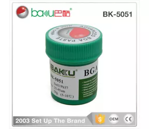 PASTA STAGNO LIQUIDO SALDANTE PER FISSAGGIO SALDATURE BGA BAKU BK-5051 - Imagen 1 de 1