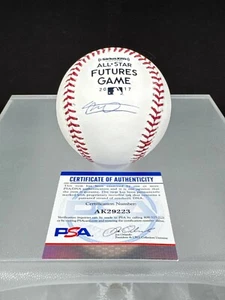 Vladimir Guerrero Jr. AUTO 2017 Futures MLB Signed Baseball PSA COA ASG Blue Jay - Picture 1 of 8