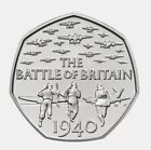 2015 50p Coin The Battle Of Britain 5th Portrait Rare Fifty Pence