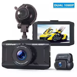 Campark Mini Dual FHD 1080P Dashcam vorne und hinten Dual Lens Auto DVR Kamera - Bild 1 von 8