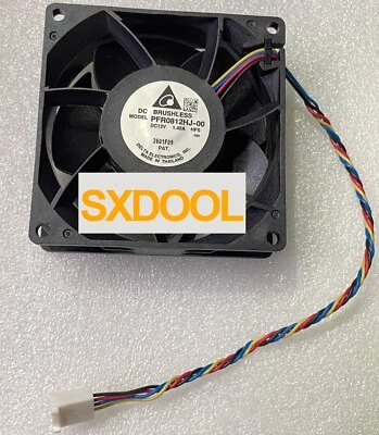 80mm High Speed Fan New for Delta 8025 12V 1.4A PFR0812HJ-00 4Wire Large Air - Image 1 of 4