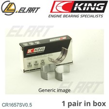 King Big End Con Rod Bearings CR1657SV 0.5 For VOLVO 1.9 DI, D4192T3-D4192T4