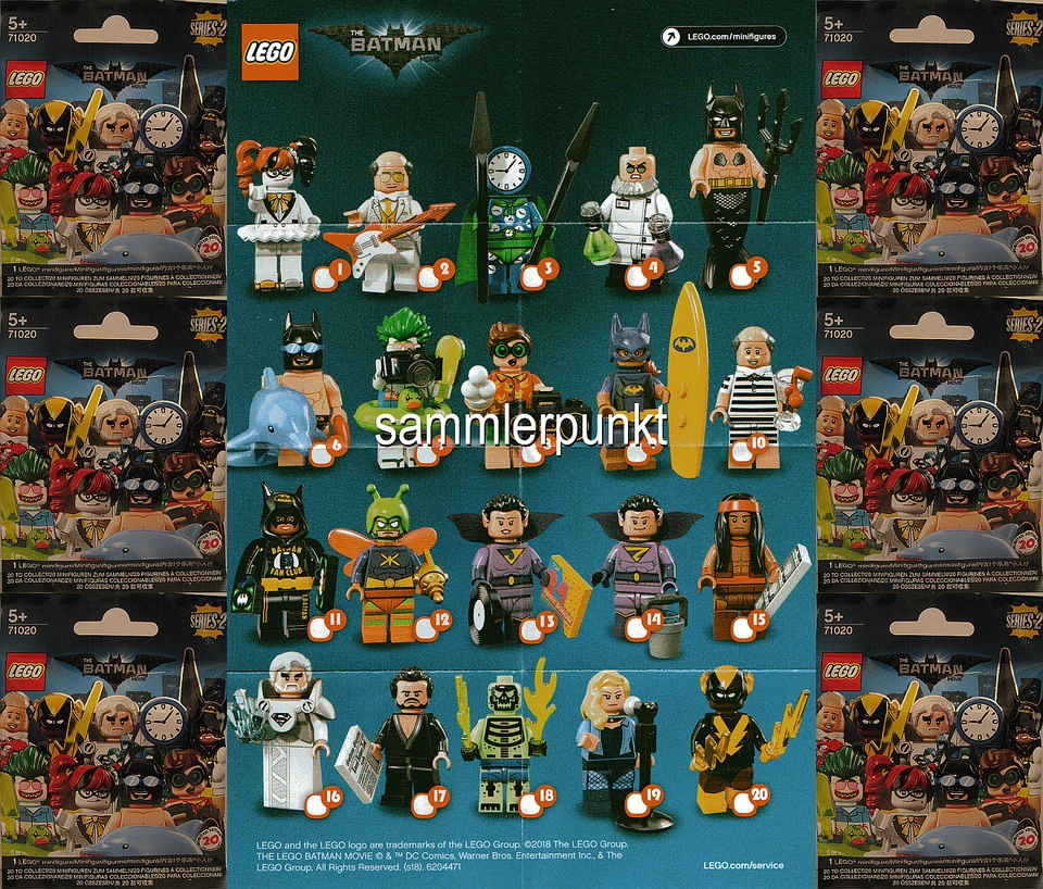 1 LEGO® MINIFIGUR -im DVB oder OVP- Ihrer Wahl aus Batman Movie 2-LEGO#71020 - Bild 1 von 1