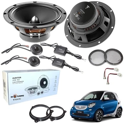 Kit Casse Altoparlanti Anteriori 2Vie FOCAL ASE 165 per Smart Fortwo 453 da 2014 - Immagine 1 di 4