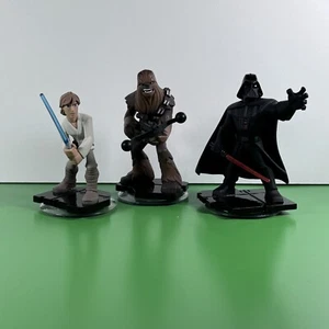Disney Infinity 3.0 STAR WARS Bundle: Darth Vader, Chewbacca & Luke Skywalker - Picture 1 of 7