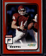 2001 Score Josh Heupel Rookie Card - Tennessee Volunteers Head Coach