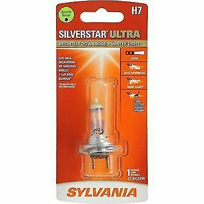 SYLVANIA H7SU.BP2 H7 SilverStar Ultra White Halogen Headlight Bulb - 2 Pieces