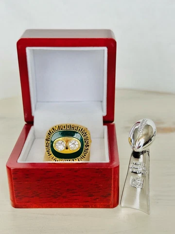 1973 Miami Dolphins Championship Ring W Box + Trophy, US SHIP Cover