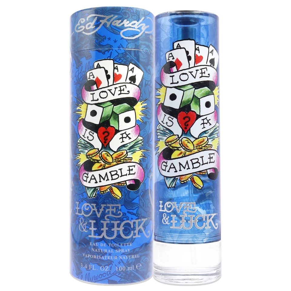 Ed Hardy Love and Luck by Christian Audigier for Men - 3.4 oz EDT Spray - Image 1 of 1