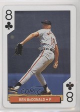 1994 US Playing Card Bicycle Baltimore Orioles Box Set Ben McDonald #8C
