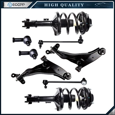 Front Complete Struts Lower Control Arm Tierod Kit For 02-05 Mitsubishi Eclipse Foto 1 de 4