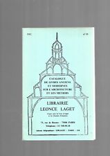 Katalog Bücher Alte Und Moderne Architektur Und Looms Leonce Laget E27H