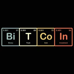Bitcoin Periodic Table Cryptocurrency - Mens Funny Novelty T-Shirt Tee Tshirts - Picture 1 of 12