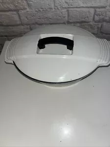 Le Creuset Raymond Loewy Futura Gusseisen emailliert Auflaufform Größe 29 Rarität - Bild 1 von 11