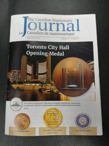 The Canadian Numismatic Journal v70 #6  September 2025 - Picture 1 of 3
