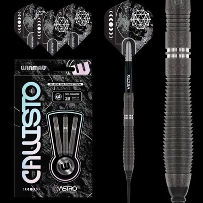 Winmau Callisto 2 SOFT TIP Dart Set 20 gram 90% Tungsten Alloy - Image 1 of 4
