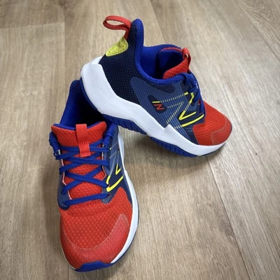 New Balance Zapatos Niños Talla 13 Azul/Rojo Foto 1 de 4