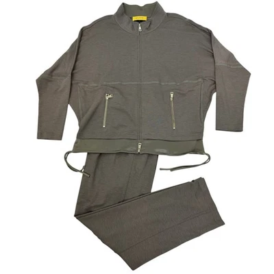 Conjunto deportivo chaqueta y pantalón vintage St. Johns para mujer color topo talla pequeña nuevo Foto 1 de 4