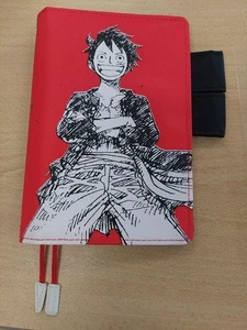 Hobonichi Notebook One Piece (A6) Notebook Cover Luffy ONE PIECE Red - Picture 1 of 4