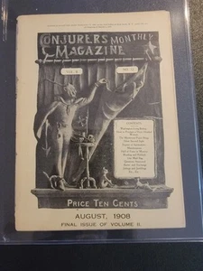 Harry Houdini 1907 & 1908 Conjurer Magazines All 24!!!! The Only Full Set Found! - Picture 1 of 23