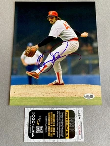 BOSTON RED SOX- DENNIS ECKERSLEY AUTOGRAPH 8x10 ACTION PHOTO JSA CI33993 - Picture 1 of 1