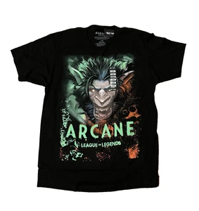 NEW Riot Games Arcane League of Legends VANDER Split Color  Unisex T-Shirt LRG - Picture 1 of 3