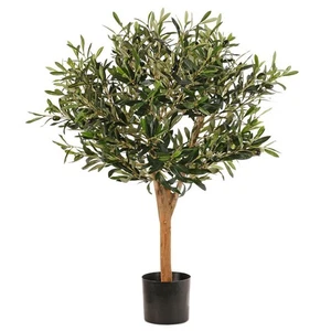 Planta de olivo artificial 90 cm planta de imitación de lujo - Imagen 1 de 3