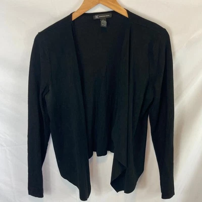 Cárdigan drapeado delantero gamuza INC International Concepts talla grande Foto 1 de 4