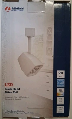 NUEVO EN CAJA Lithonia Iluminación LED BLANCO Pista Lineal Cabezal de Luz Accesorio Foto 1 de 4