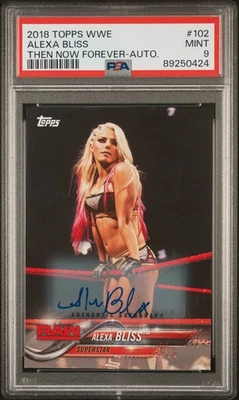 2018 Topps WWE Then Now Forever Alexa Bliss Autograph 12/99 PSA 9 - Image 1 of 2
