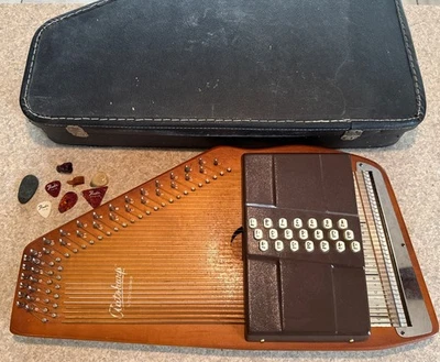 1970's Oscar Schmidt Autoharp Appalachian 21 Chords USA Case 36 Strings - Image 1 of 4