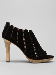 Luxury Rebel NIB $280 Charley Open Toe Caged Booties 10 - Picture 1 of 5