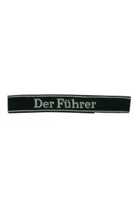 Elite-VT Pz.Gren.Rgt. 4 Der Führer in latin script EM/NCO cuff title - Picture 1 of 1
